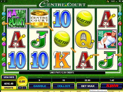 Centre Court Online Slot